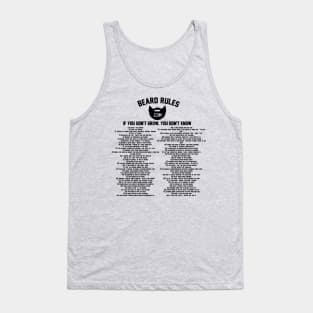 All of the Beard Rules Tank Top